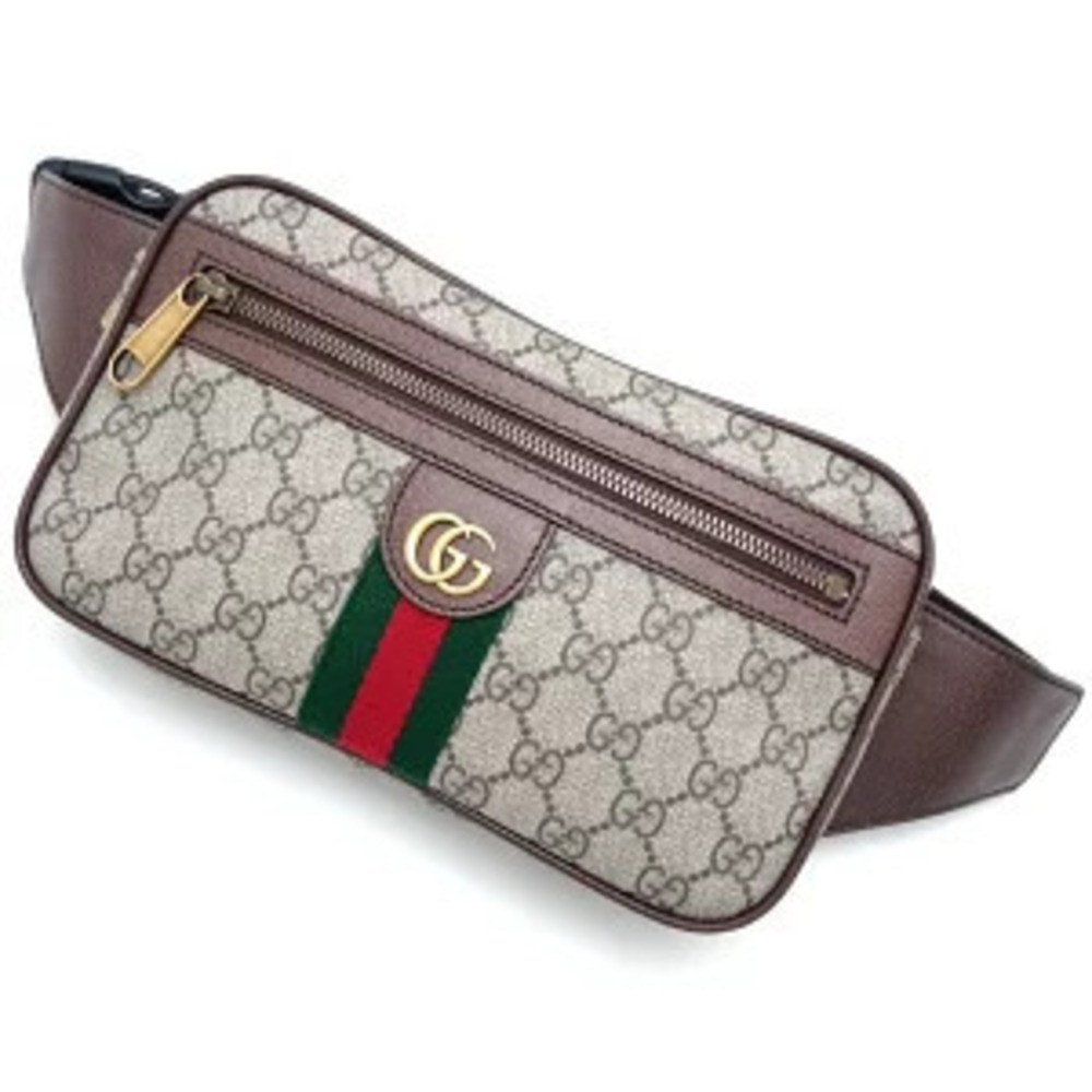 Gucci Belt Beige Brown Bum Leather Supreme Bag Crossbody Body Ophidia GG - Picture 8 of 8
